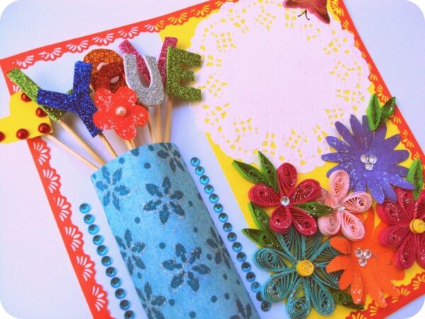 Sparkling Modern Colorful Greeting Card image