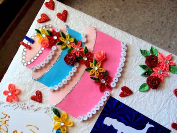 Love and Birthday Themed Scrapbook image