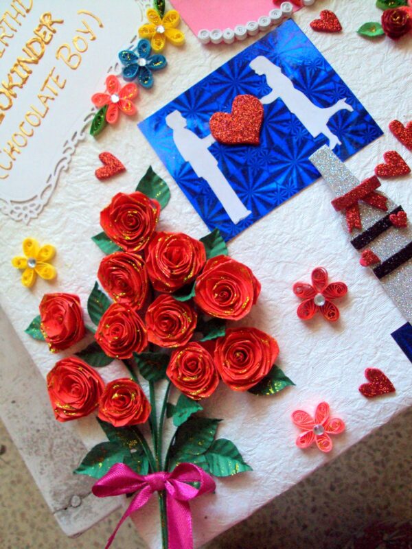 Love and Birthday Themed Scrapbook image