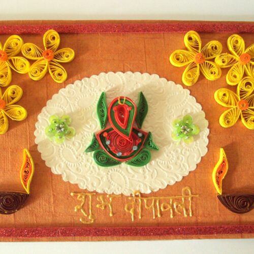 Beautiful Diwali Greeting Card image