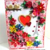 Beautiful Flowers and Love Themed Greeting Card image