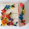 Multicolor Flowers Mini Scrapbook Greeting Card image Multicolor Flowers Mini Scrapbook Greeting Card image