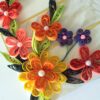 Multicolor Flowers Mini Scrapbook Greeting Card image Multicolor Flowers Mini Scrapbook Greeting Card image