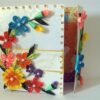 Multicolor Flowers Mini Scrapbook Greeting Card image Multicolor Flowers Mini Scrapbook Greeting Card image