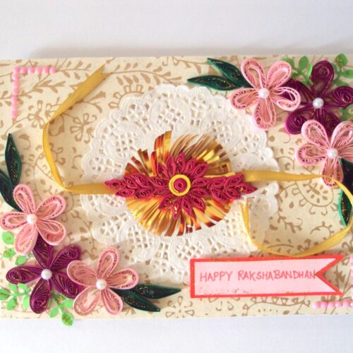 Rakshabandhan Detachable Rakhi Greeting Card image