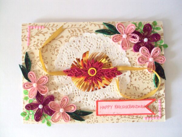Rakshabandhan Detachable Rakhi Greeting Card image