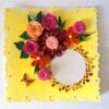 Yellow Themed Multiple Flowers Greeting Card image Yellow Themed Multiple Flowers Greeting Card image