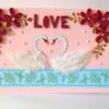 Swans Love Greeting Card image Swans Love Greeting Card image