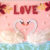 Swans Love Greeting Card image Swans Love Greeting Card image
