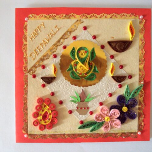 Happy Diwali Greeting Card image