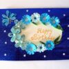 Blue Themed Birthday Greeting Card image