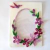 Purple Themed Photo Frame Greeting Card image Purple Themed Photo Frame Greeting Card image