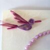 Purple Themed Photo Frame Greeting Card image Purple Themed Photo Frame Greeting Card image