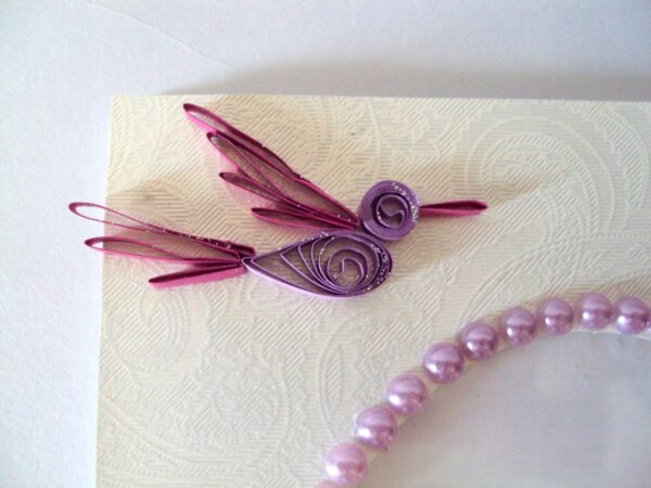 Purple Themed Photo Frame Greeting Card image Purple Themed Photo Frame Greeting Card image