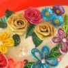 Multicolor Flowers Quilled Decorated Gift Box image Multicolor Flowers Quilled Decorated Gift Box image