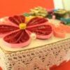 Multicolor Flowers Quilled Decorated Gift Box image Multicolor Flowers Quilled Decorated Gift Box image