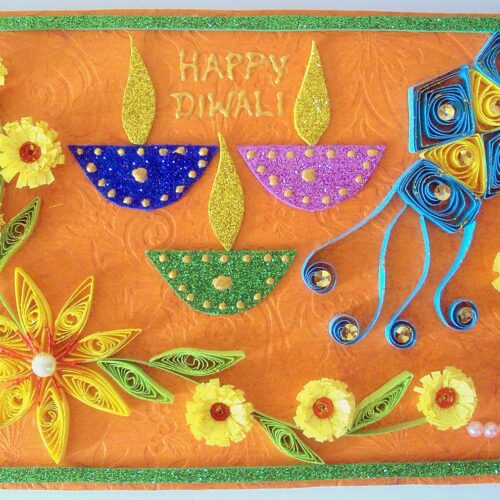 Happy Diwali Greeting Card image