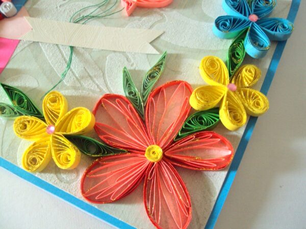 Cake Quilled Greeting Card image Cake Quilled Greeting Card image