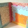 Multicolor Flowers Mini Scrapbook Greeting Card image Multicolor Flowers Mini Scrapbook Greeting Card image