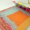 Multicolor Flowers Mini Scrapbook Greeting Card image Multicolor Flowers Mini Scrapbook Greeting Card image