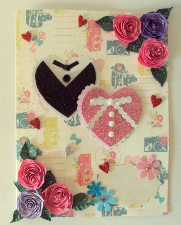 Fancy Couple Greeting Card image Fancy Couple Greeting Card image