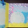 Multicolor Flowers Mini Scrapbook Greeting Card image Multicolor Flowers Mini Scrapbook Greeting Card image