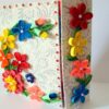 Multicolor Flowers Mini Scrapbook Greeting Card image