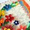 Multicolor Flowers Mini Scrapbook Greeting Card image