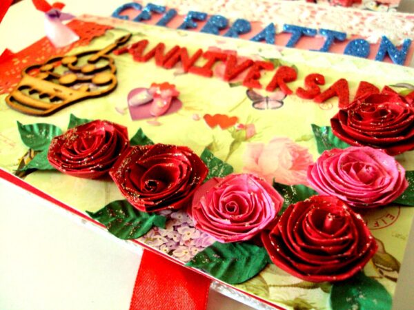Happy Anniversary Cake Shaped Album image