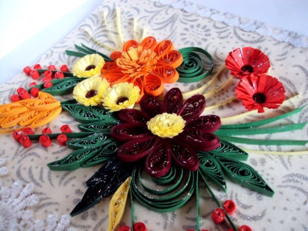 Multicolor Wild Floral Greeting Card image Multicolor Wild Floral Greeting Card image
