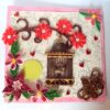 Love Themed Bird Cage Mini Scrapbook Greeting Card image