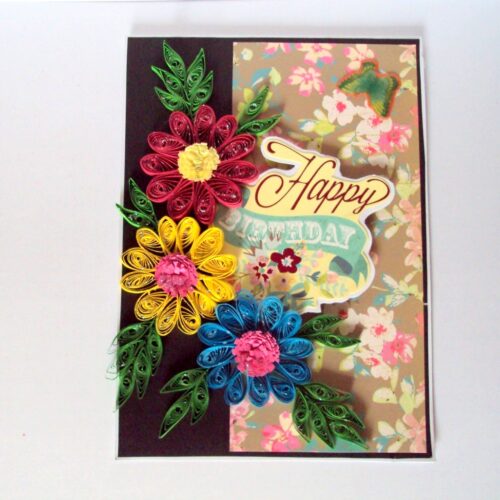 Happy Birthday Handmade Greeting Card image Happy Birthday Handmade Greeting Card image