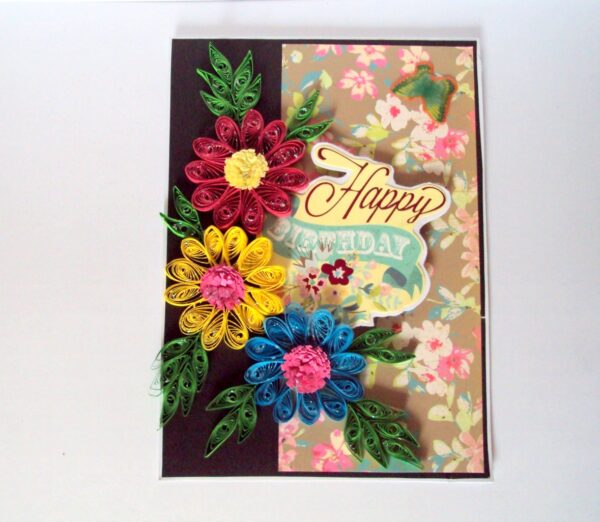 Happy Birthday Handmade Greeting Card image Happy Birthday Handmade Greeting Card image