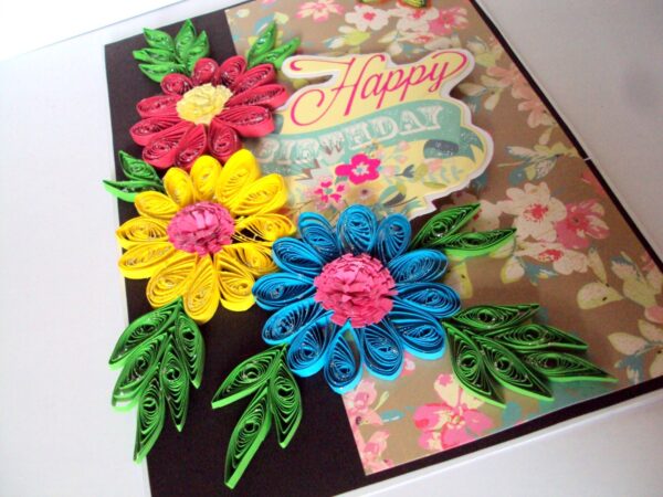 Happy Birthday Handmade Greeting Card image Happy Birthday Handmade Greeting Card image