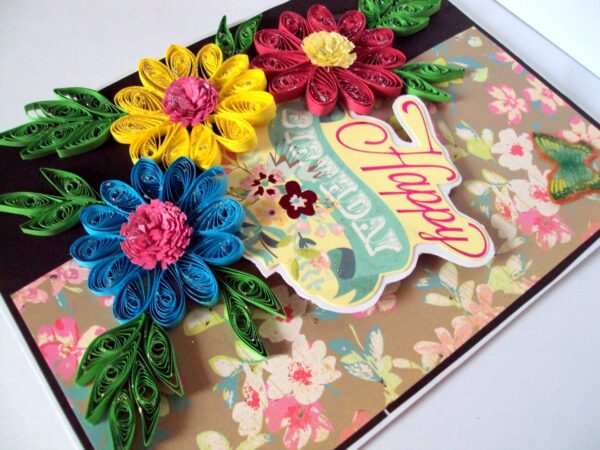Happy Birthday Handmade Greeting Card image Happy Birthday Handmade Greeting Card image