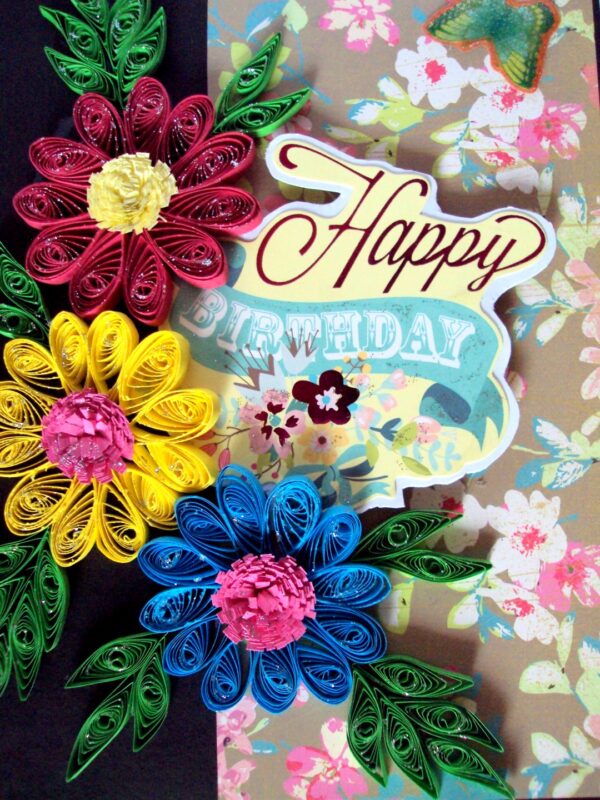 Happy Birthday Handmade Greeting Card image Happy Birthday Handmade Greeting Card image