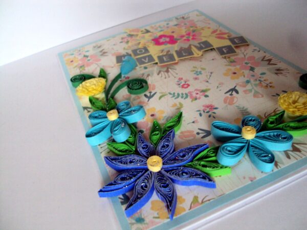 Love Life Quilled Greeting Card image