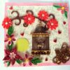 Love Themed Bird Cage Mini Scrapbook Greeting Card image