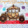Sparkling Quilled Wedding Card With Carriage image Sparkling Quilled Wedding Card With Carriage image