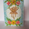 Fancy Cuckoo Bird Clock With Quilled Flowers Card image Fancy Cuckoo Bird Clock With Quilled Flowers Card image