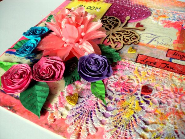 Blooming Love Quilled Greeting Card image