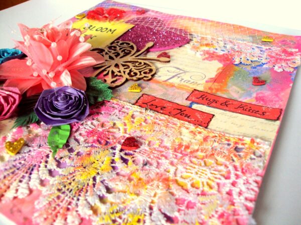Blooming Love Quilled Greeting Card image