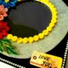 Colorful Flowers Sparkling Photo Frame Card image