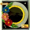 Colorful Flowers Sparkling Photo Frame Card image
