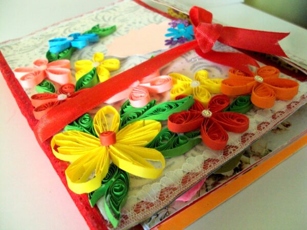 Multicolor Mini Scrapbook Greeting Card image Multicolor Mini Scrapbook Greeting Card image