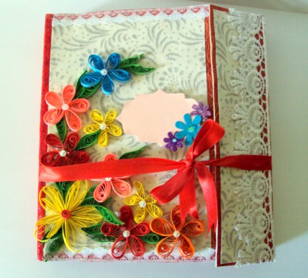 Multicolor Mini Scrapbook Greeting Card image Multicolor Mini Scrapbook Greeting Card image