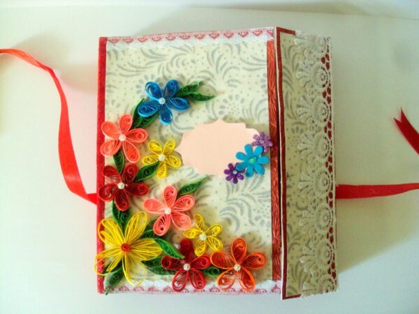 Multicolor Mini Scrapbook Greeting Card image Multicolor Mini Scrapbook Greeting Card image