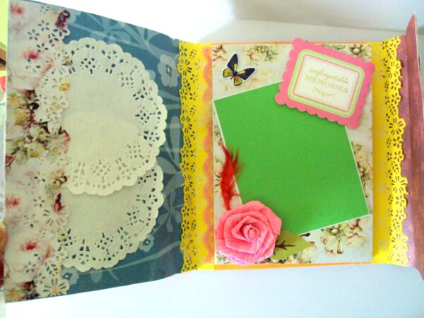 Multicolor Mini Scrapbook Greeting Card image Multicolor Mini Scrapbook Greeting Card image