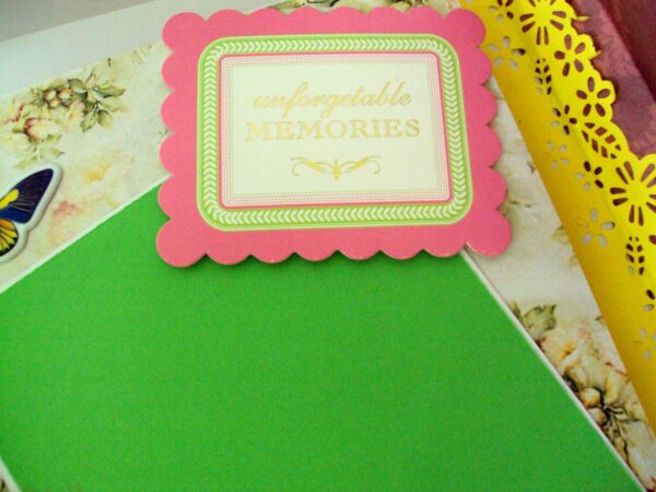 Multicolor Mini Scrapbook Greeting Card image Multicolor Mini Scrapbook Greeting Card image