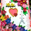 Beautiful Flowers and Love Themed Greeting Card image